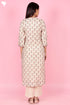 Chanderi Silk Kurta And Pant Set With Dupatta Block Print